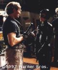 Anthony instructs Michele Pfeiffer in the Store set