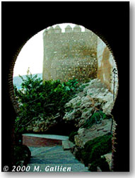 Entrance to the Alcazaba in Almeria.