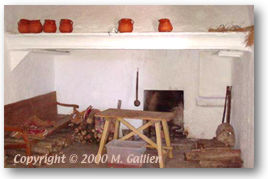 cooking area of the kitchen