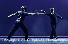 Anthony and Ramon during production of La Scherma Italiana