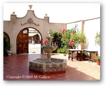 Rose Courtyard Interior