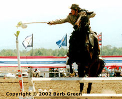 Colin beheads the target
