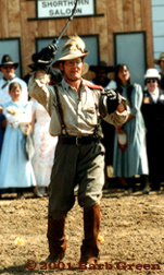 Anthony prepares to charge