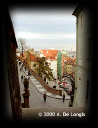 City street in Prague