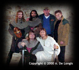 Anthony with Danny, Milan, Petr and his fighters