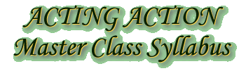 Acting Action Syllabus