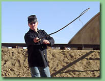 Anthony on set of Into The West
