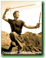 Anthony De Longis with rapier and dagger