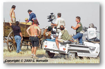 2nd unit preparing for the scene