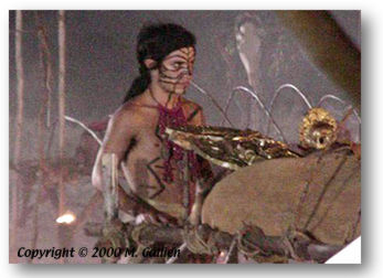 Gael on the burial set